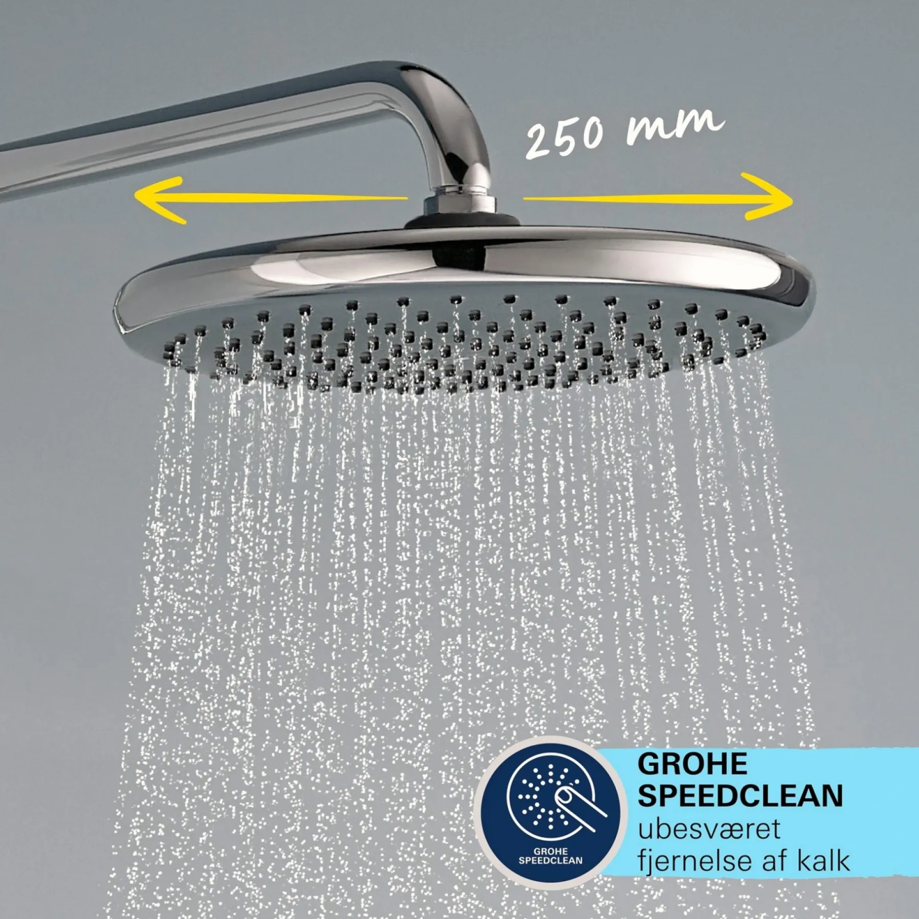Brusestangssæt ^ Grohe VITALIO START VITALIO START 250 BRUSESYSTEM KROM