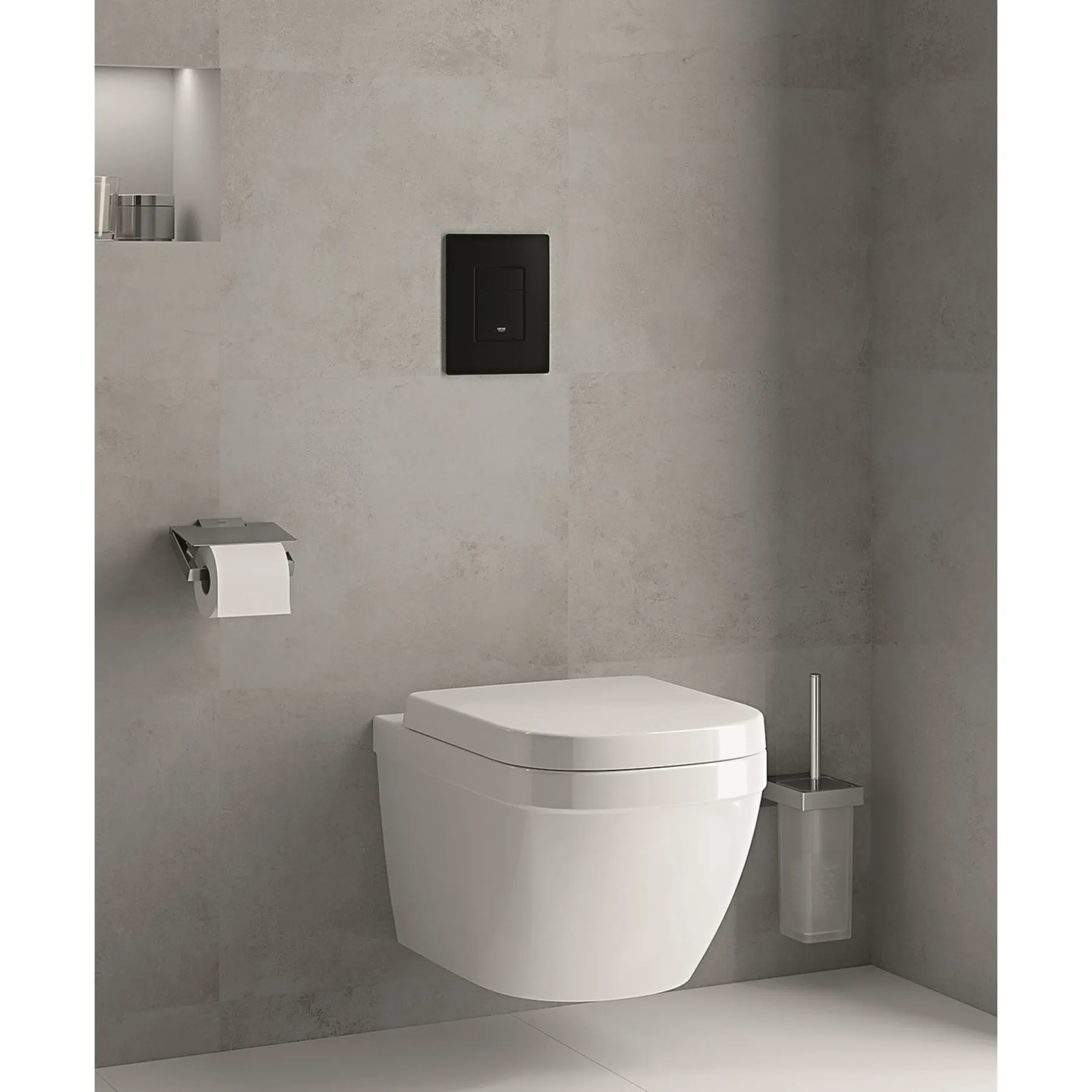 SKATE COSMOPOLITAN BETJENINGSPLADE MAT SORT>Grohe