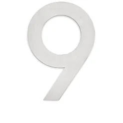 9 HUSNUMMER RUSTFRI>Habo