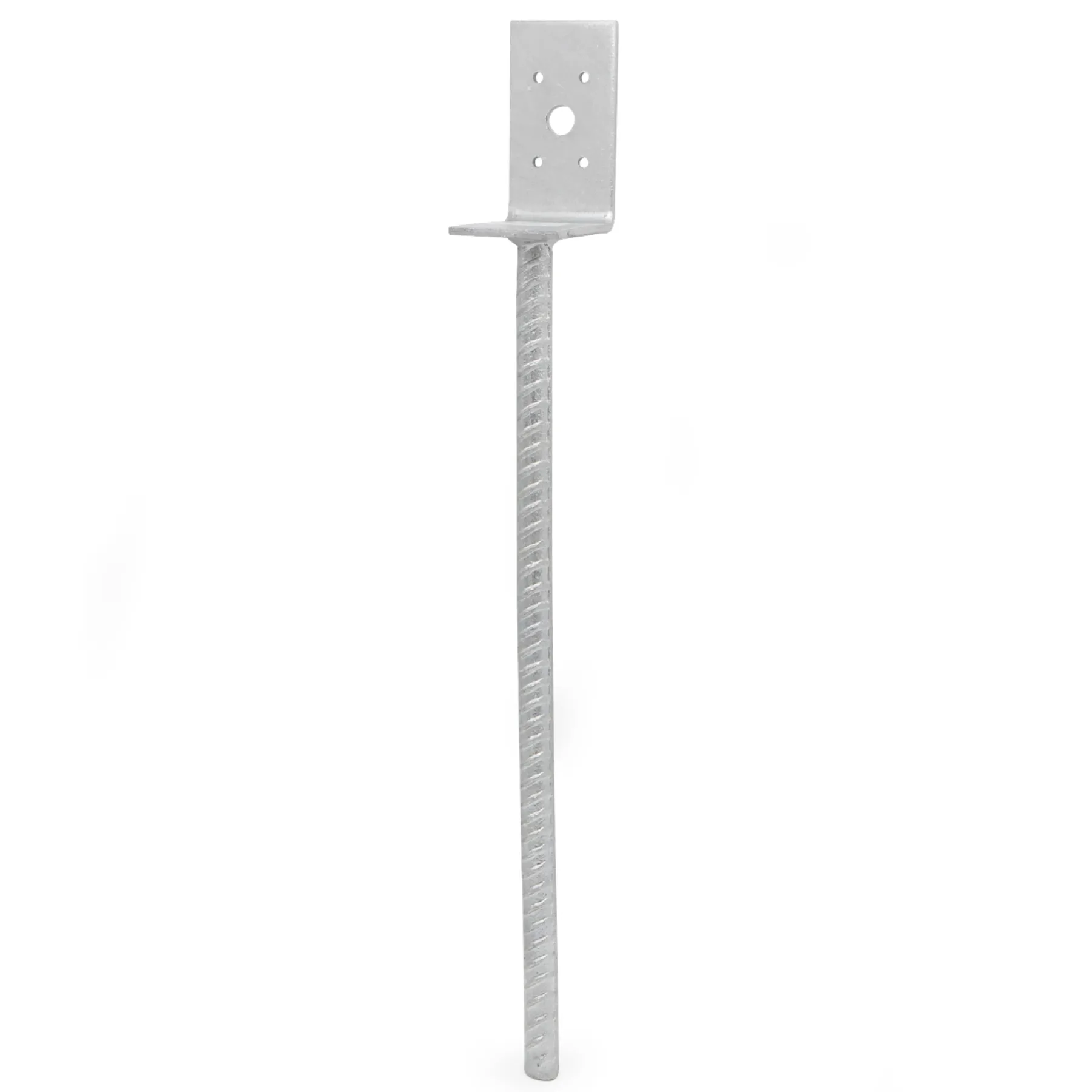 Konstruktionsbeslag ^ Habo L-FORM STOLPEBÆRER 101X90X400 MM VARMGALVANISERET