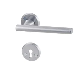 Vindues- & Dørbeslag ^ Habo LYON DØRGREB ALUMINIUM L-FORM