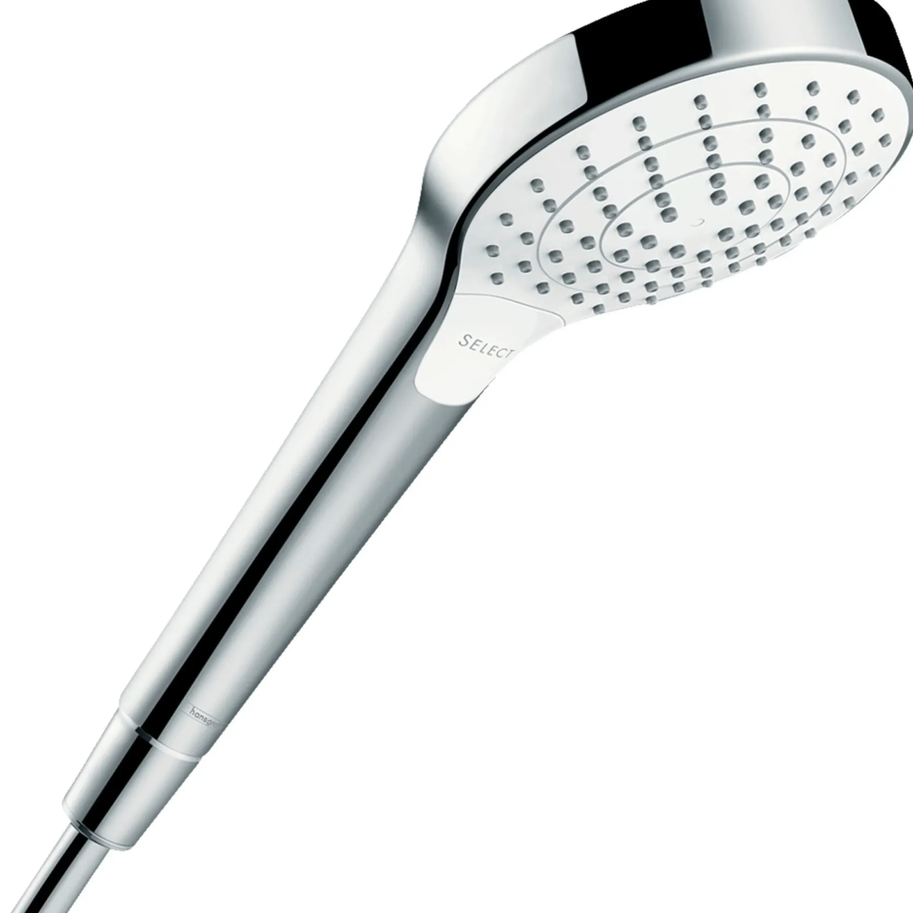 Brusehoved ^ Hansgrohe MYSELECT S VARIO HÅNDBRUSER HVID/FORKROMET