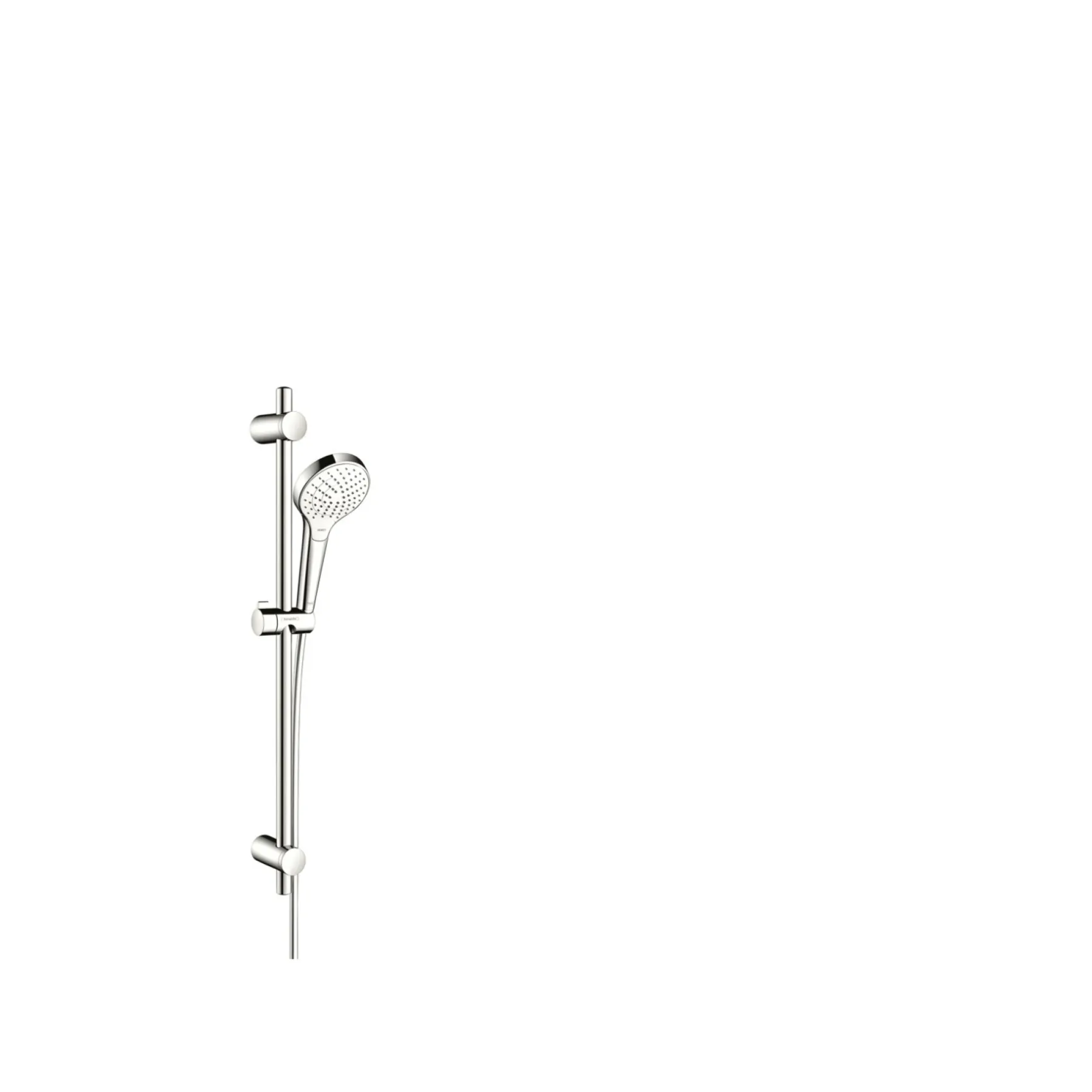 Brusestangssæt ^ Hansgrohe MYSELECT S VARIO BRUSERSTANGSÆT HVID/FORKROMET