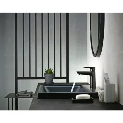 Vandhane ^ Hansgrohe TALIS E 110 HÅNDVASKARMATUR 1-GREB SORT