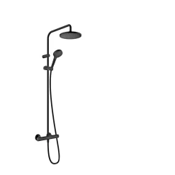 Brusestangssæt ^ Hansgrohe VERNIS BLEND 200 BRUSESYSTEM MAT SORT