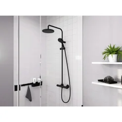 Brusestangssæt ^ Hansgrohe VERNIS BLEND 200 BRUSESYSTEM MAT SORT