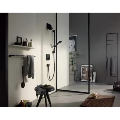 PULSIFY SELECT S 105 3JET BRUSERSTANGSÆT SORT>Hansgrohe New