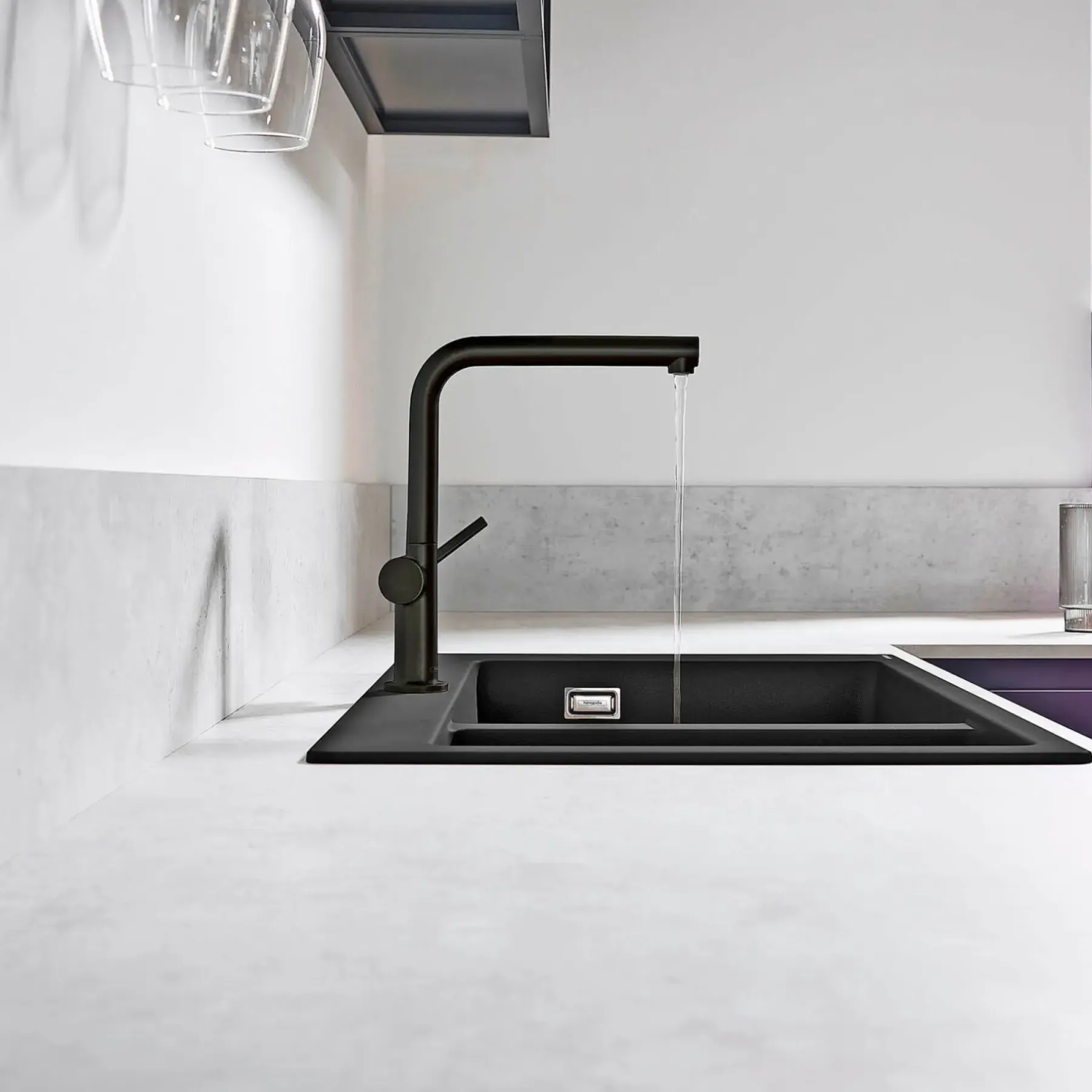 TALIS M54 270 KØKKENARMATUR MAT SORT>Hansgrohe Outlet