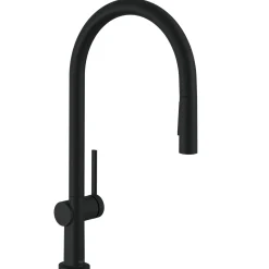 TALIS M54 210 KØKKENARMATUR MAT SORT>Hansgrohe Discount