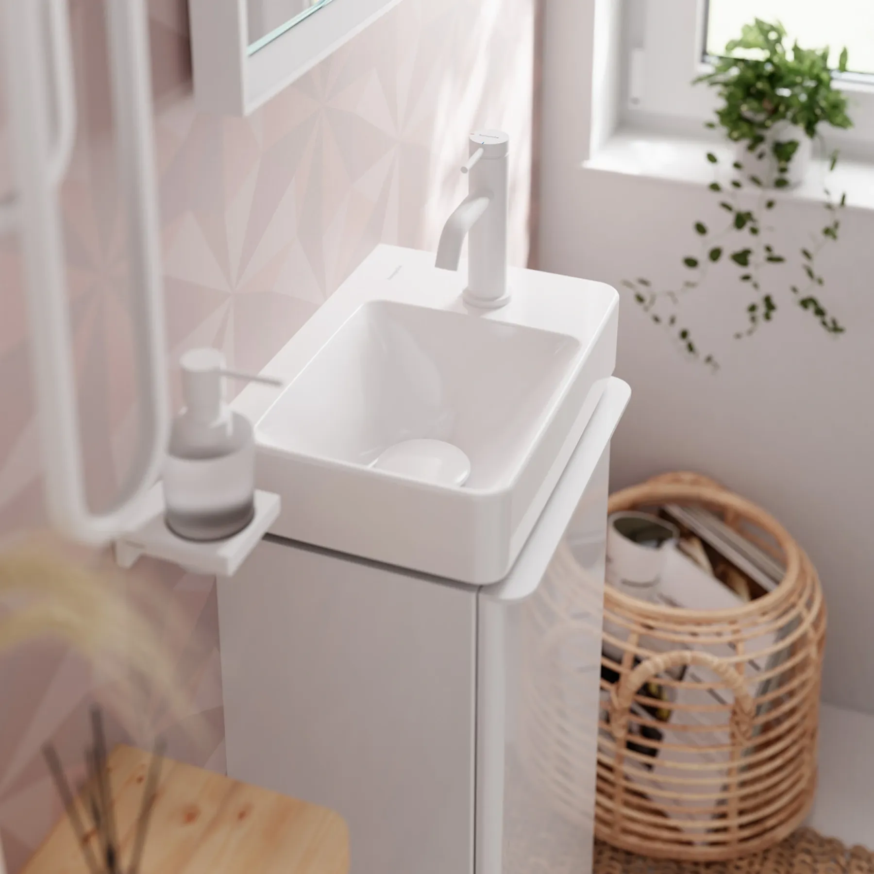 TECTURIS S80 HÅNDVASKARMATUR 1-GREB MAT HVID>Hansgrohe Sale