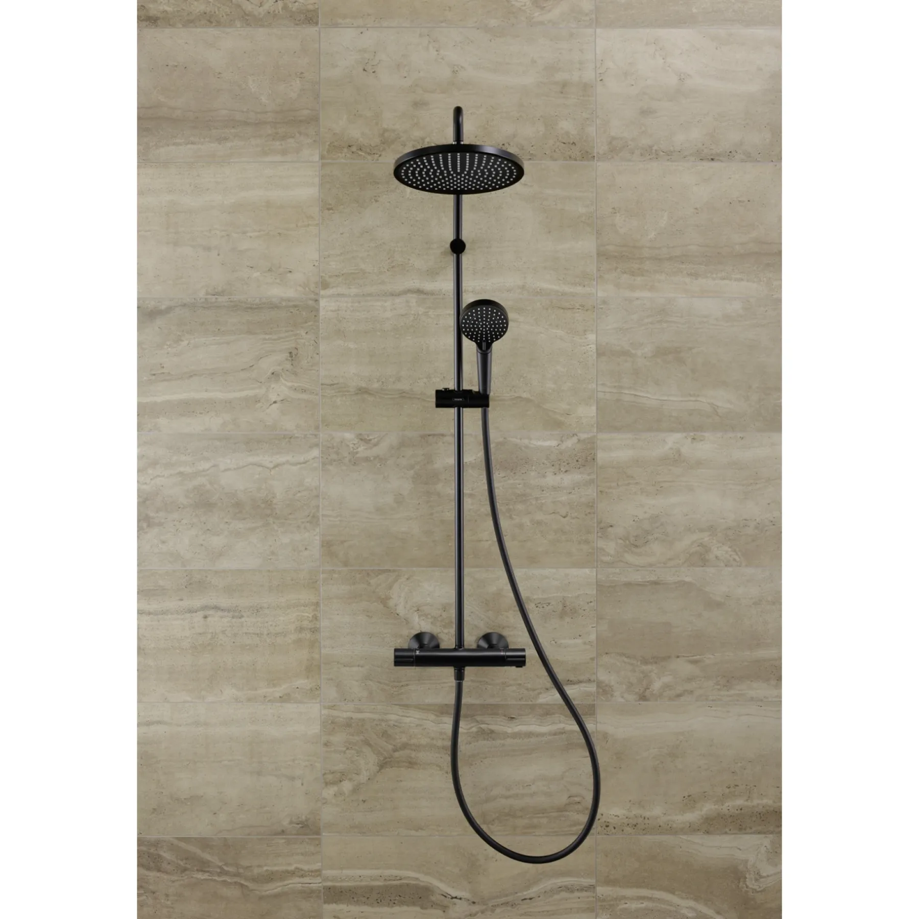 VERNIS 240 1JET ECOSMART BRUSESYSTEM MAT SORT>Hansgrohe Online