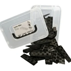 JUSTERBRIK 140X43X25 MM SORT 50 STK>Harpun Outlet