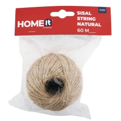 Frø & Spiring ^ HOME it GARDEN SISAL SNØRE 60 METER