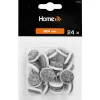 GLIDESØM GRÅ Ø24 MM 24 STK>Home>it Sale