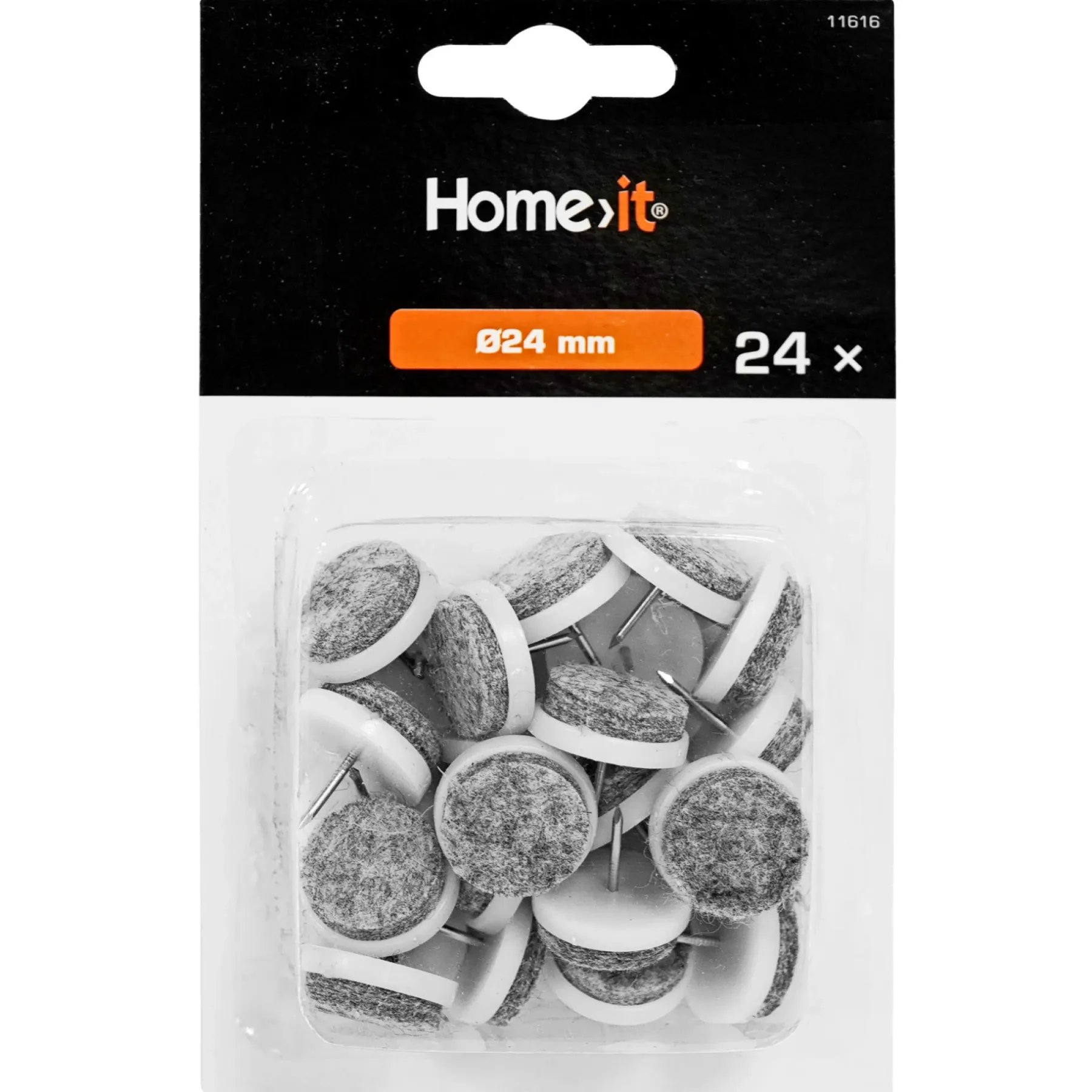 GLIDESØM GRÅ Ø24 MM 24 STK>Home>it Sale