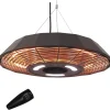 Terrassevarmere ^ Hortus 211-315 TERRASSEVARMER SORT 2000 W