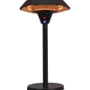 Terrassevarmere ^ Hortus 211-361 TERRASSEVARMER SORT 800/1200/2000 W