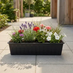 AGRO 208-400 ALTANKASSE PLAST ANTRACITGRÅ L60 CM>Hortus Online