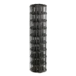 PVC FRI TRÅDHEGN SORT PLASTBELAGT 0.60 X 20 M>Hortus Outlet
