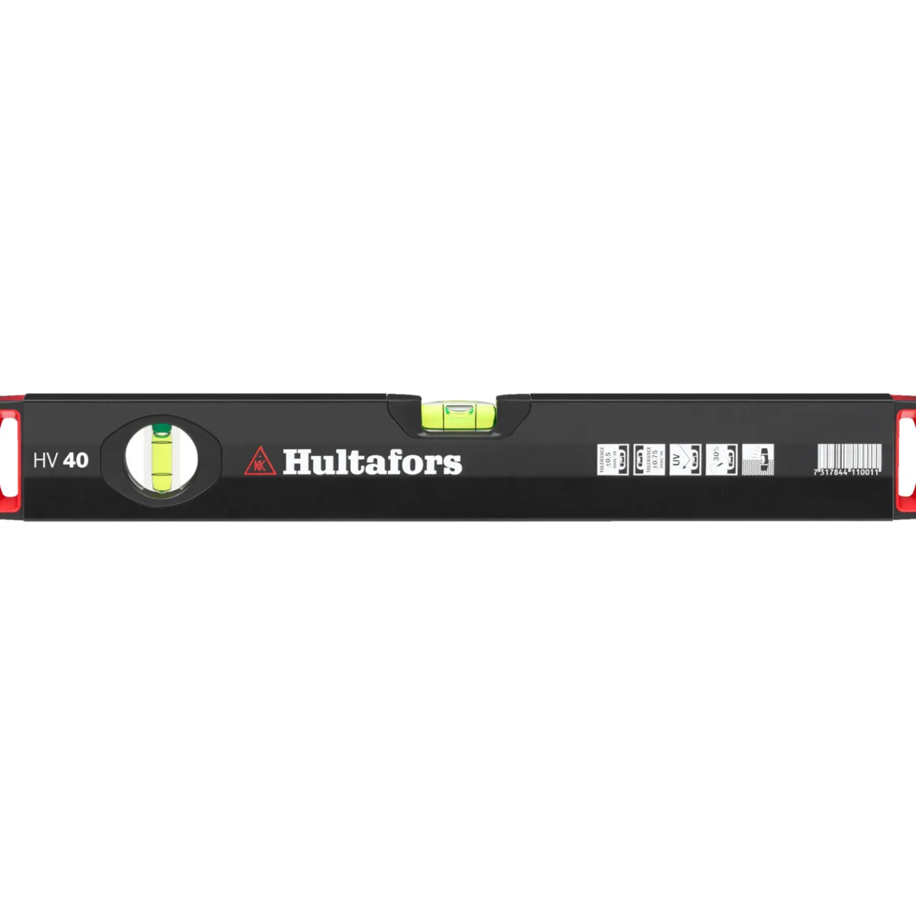 Måleinstrumenter & Strømtestere ^ Hultafors HV 40 VATERPAS 400 MM 2 LIBELLER