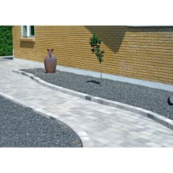 Belægningssten ^ IBF BONDESTEN NORMALSTEN BELÆGNINGSSTEN 5 X 14 X 21 CM GRÅMIX