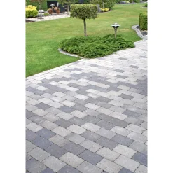Belægningssten ^ IBF HOLMEGAARDSTEN NORMALSTEN BELÆGNINGSSTEN 5 X 14 X 21 CM GRÅMIX