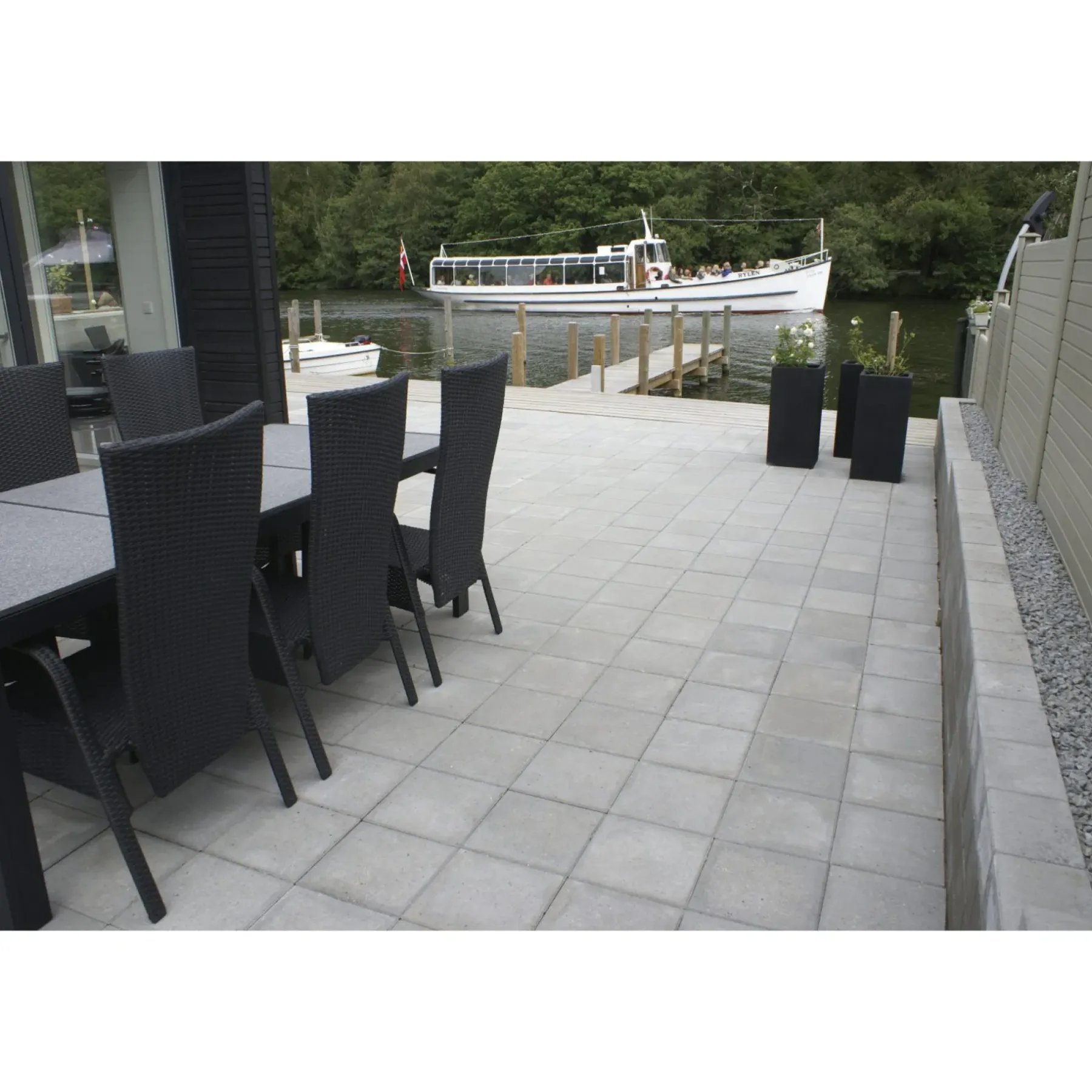 MODUL 40 HAVEFLISE 5 X 20 X 40 CM GRÅ>IBF Clearance