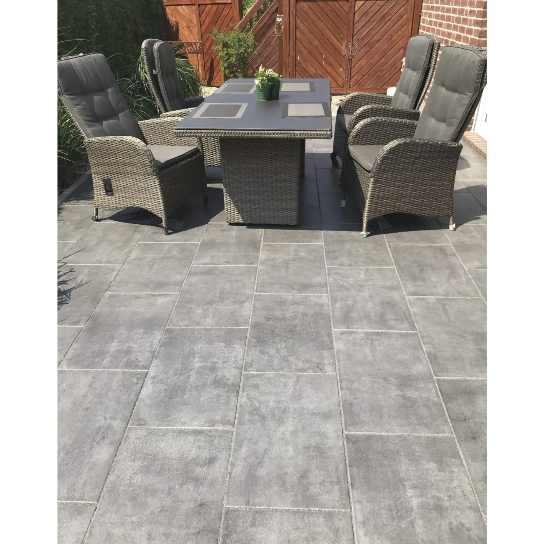 Havefliser ^ IBF PREMIUMLINE HAVEFLISE 4 X 40.50 X 60.50 CM GRAFIT