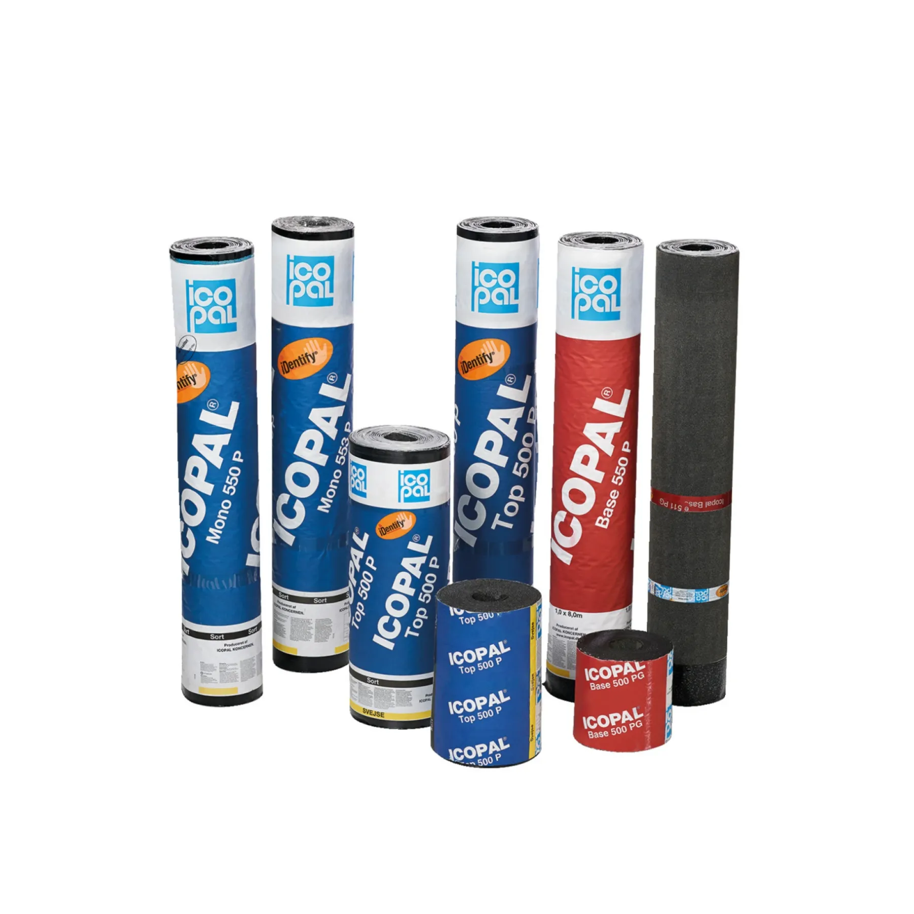 TOP 500 P TAGPAP 1 X 7.50 M SORT>Icopal Outlet