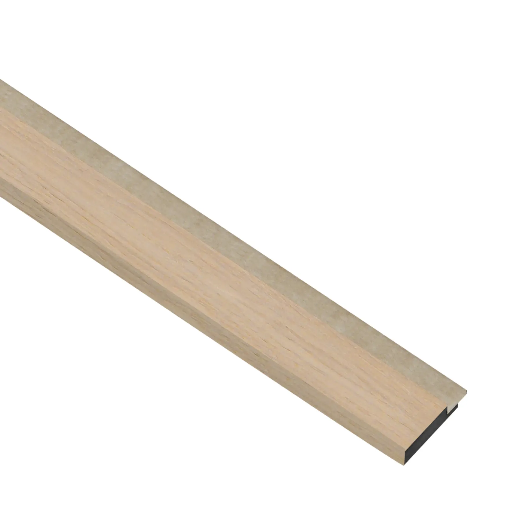 Akustikpanel ^ I-Wood AFSLUTNINGSLISTE EG, HVID OLIE 17 X 42 X 2400 MM
