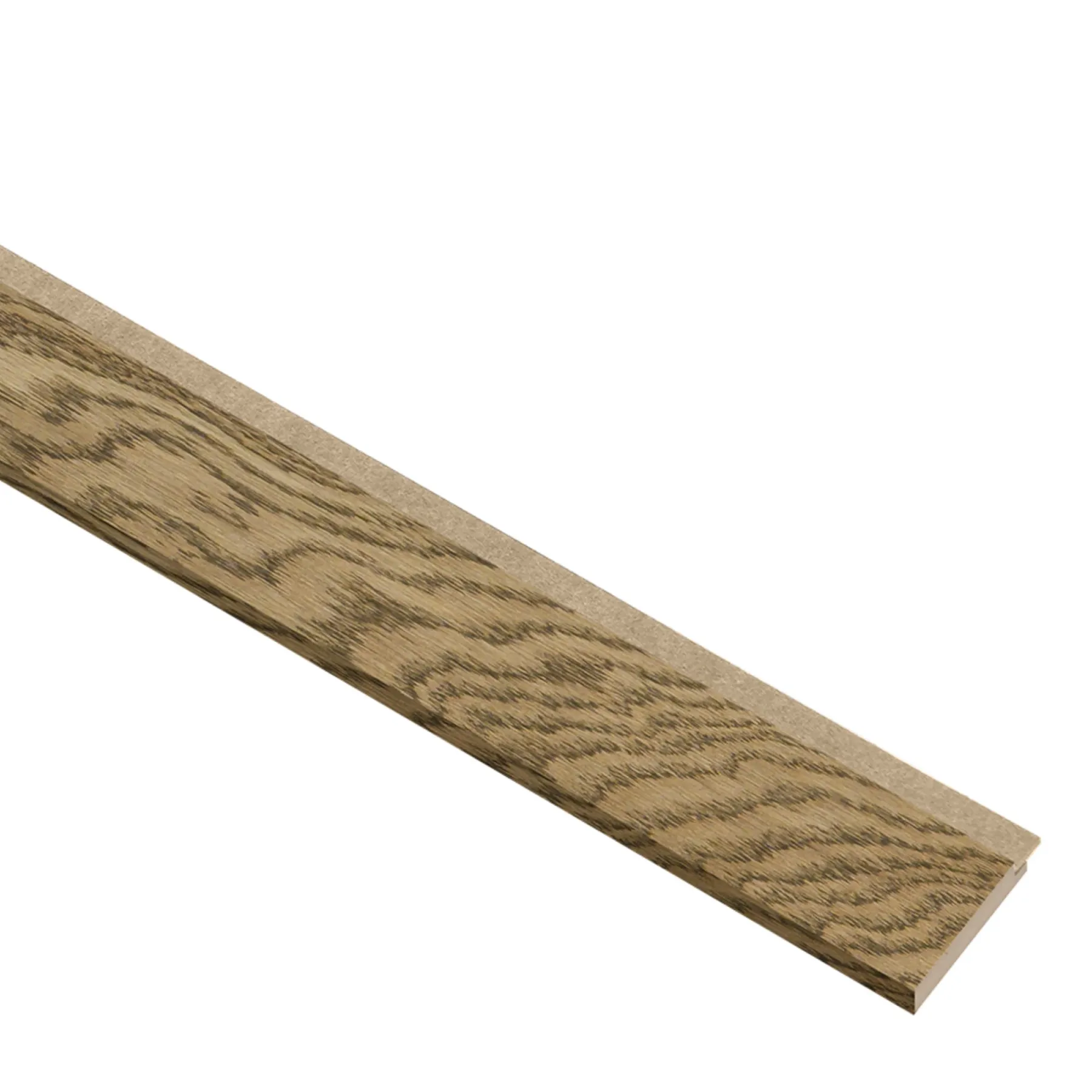 Akustikpanel ^ I-Wood AFSLUTNINGSLISTE EG, MØRKEBRUN OLIE 16 X 67 X 2400 MM