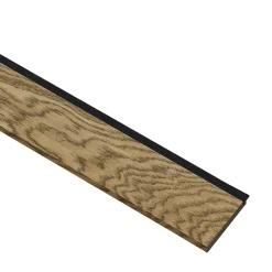 Akustikpanel ^ I-Wood AFSLUTNINGSLISTE EG, MØRKEBRUN OLIE 17 X 92 X 2400 MM