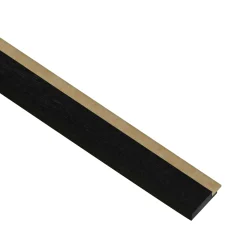 Akustikpanel ^ I-Wood AFSLUTNINGSLISTE EG SORTMALET 17 X 42 X 2400 MM