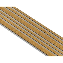 Akustikpanel ^ I-Wood AKUSTIKPANEL EG BRUN OLIE 17 X 300 X 2400 MM