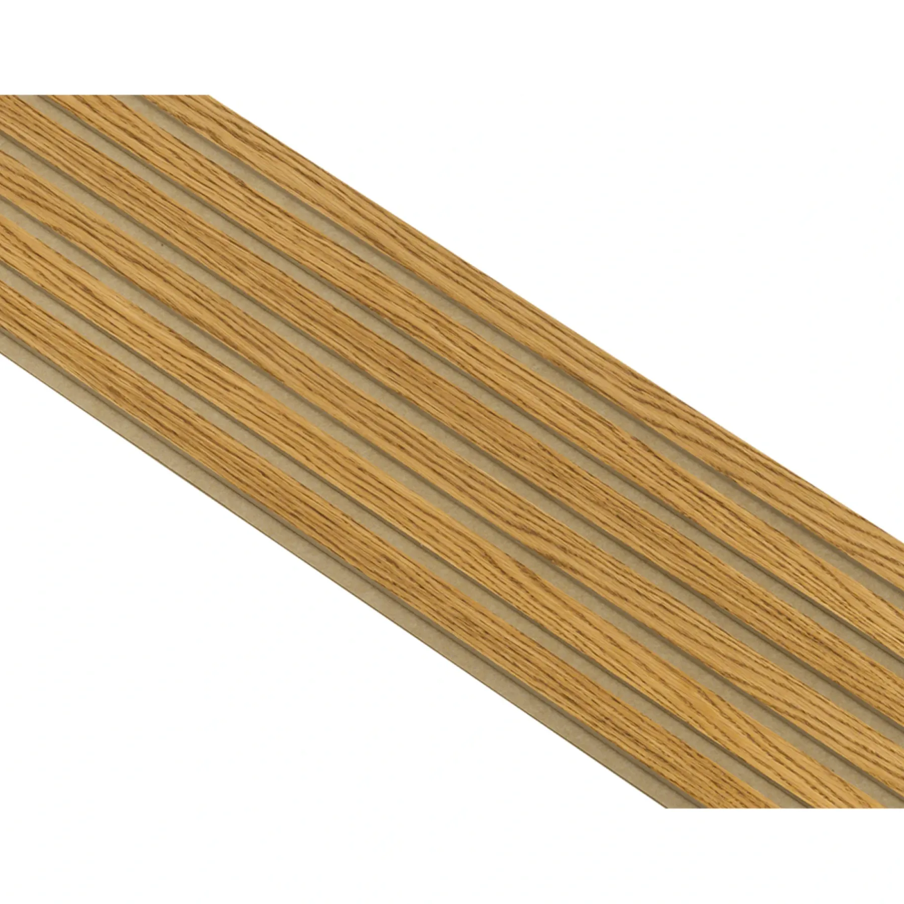 Akustikpanel ^ I-Wood AKUSTIKPANEL EG BRUN OLIE 16 X 300 X 2400 MM