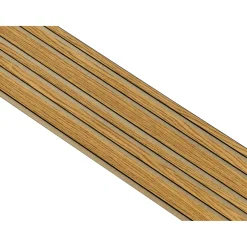 Akustikpanel ^ I-Wood AKUSTIKPANEL EG BRUN OLIE 17 X 300 X 2400 MM