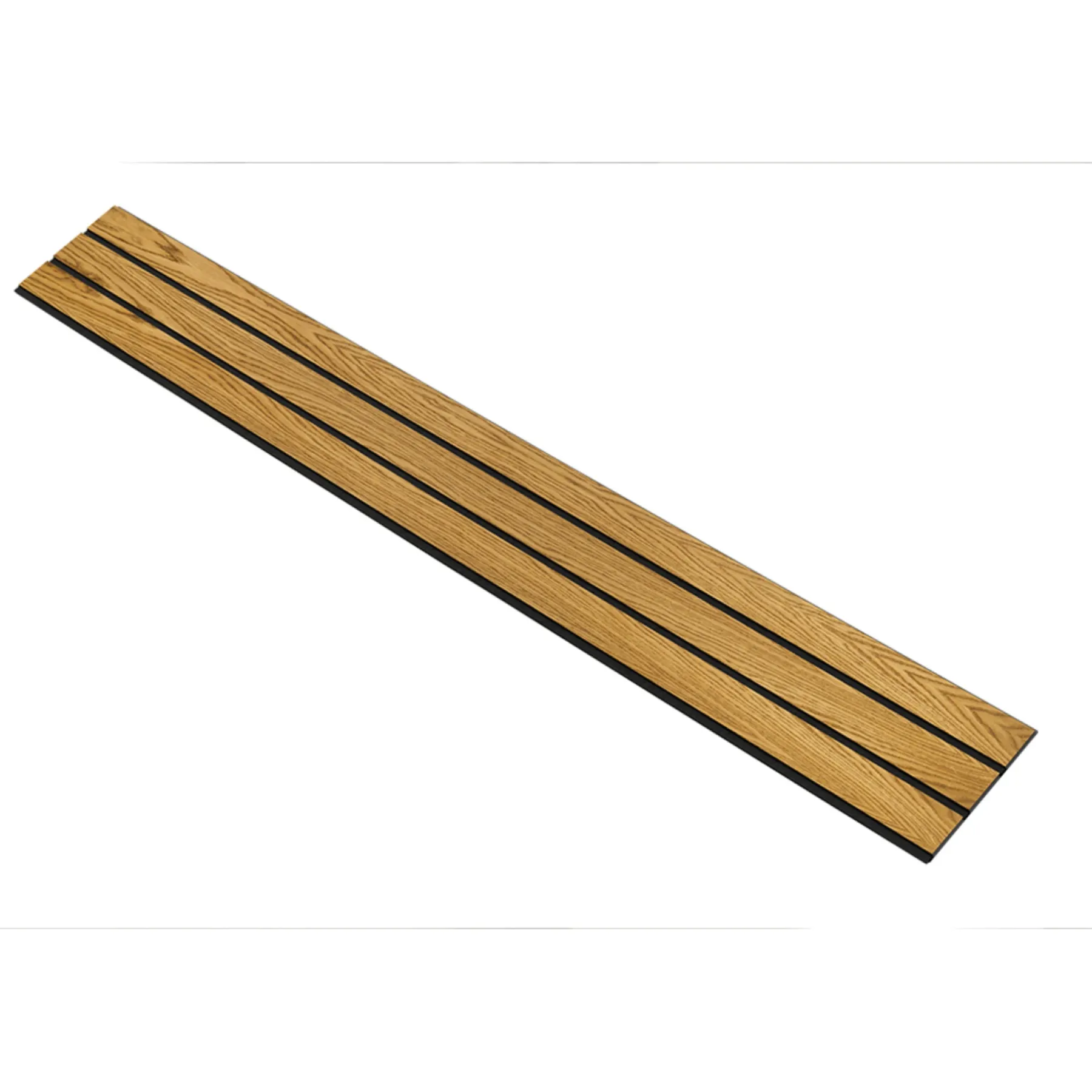 Akustikpanel ^ I-Wood AKUSTIKPANEL EG BRUN OLIE 17 X 300 X 2400 MM
