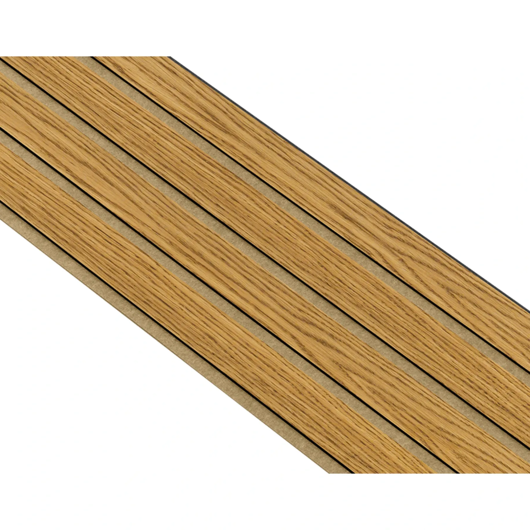 Akustikpanel ^ I-Wood AKUSTIKPANEL EG BRUN OLIE 17 X 300 X 2400 MM
