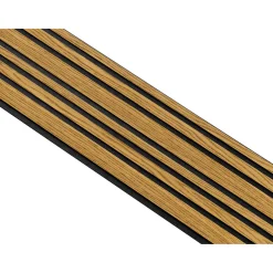 Akustikpanel ^ I-Wood AKUSTIKPANEL EG BRUN OLIE 17 X 300 X 2400 MM