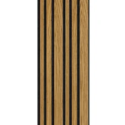 Akustikpanel ^ I-Wood AKUSTIKPANEL EG BRUN OLIE 17 X 300 X 2400 MM