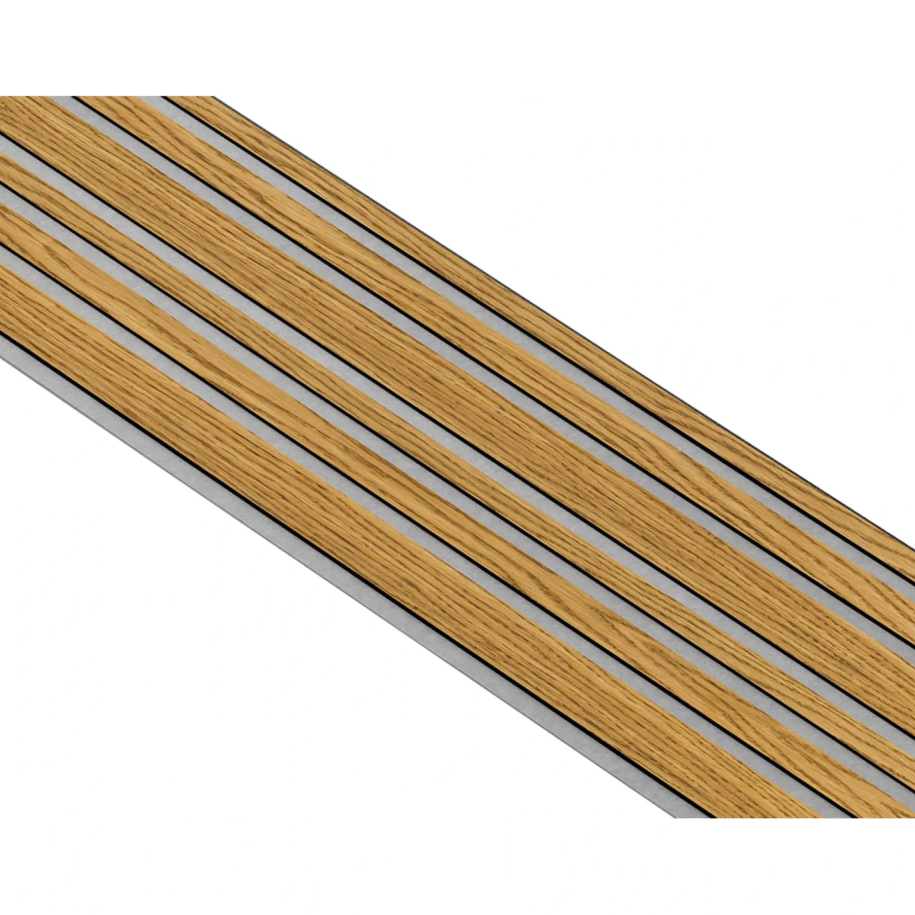 Akustikpanel ^ I-Wood AKUSTIKPANEL EG BRUN OLIE 16 X 300 X 2400 MM
