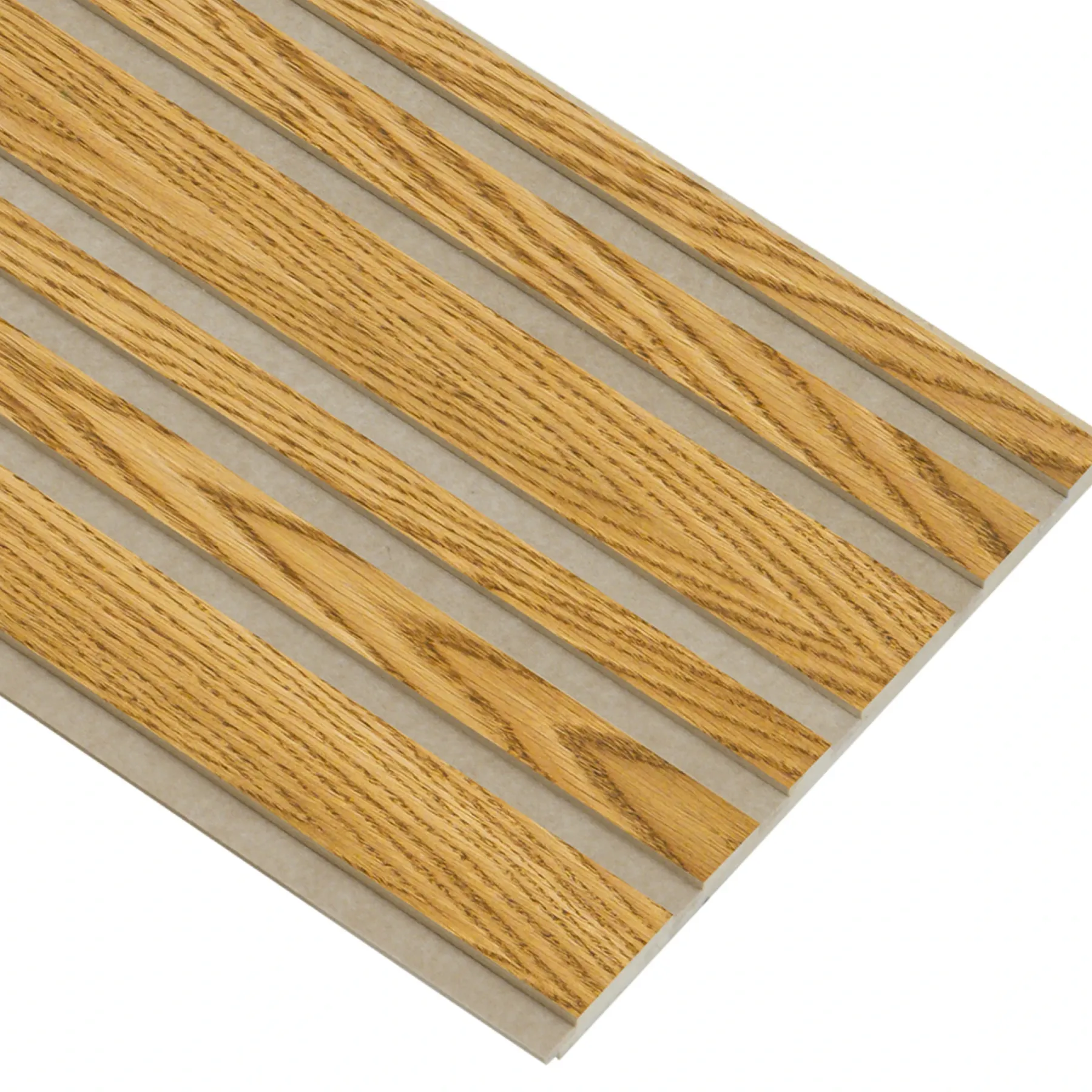 Akustikpanel ^ I-Wood AKUSTIKPANEL EG BRUN OLIE 16 X 300 X 2400 MM