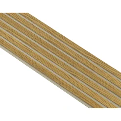 Akustikpanel ^ I-Wood AKUSTIKPANEL EG BRUN OLIE 16 X 300 X 2400 MM