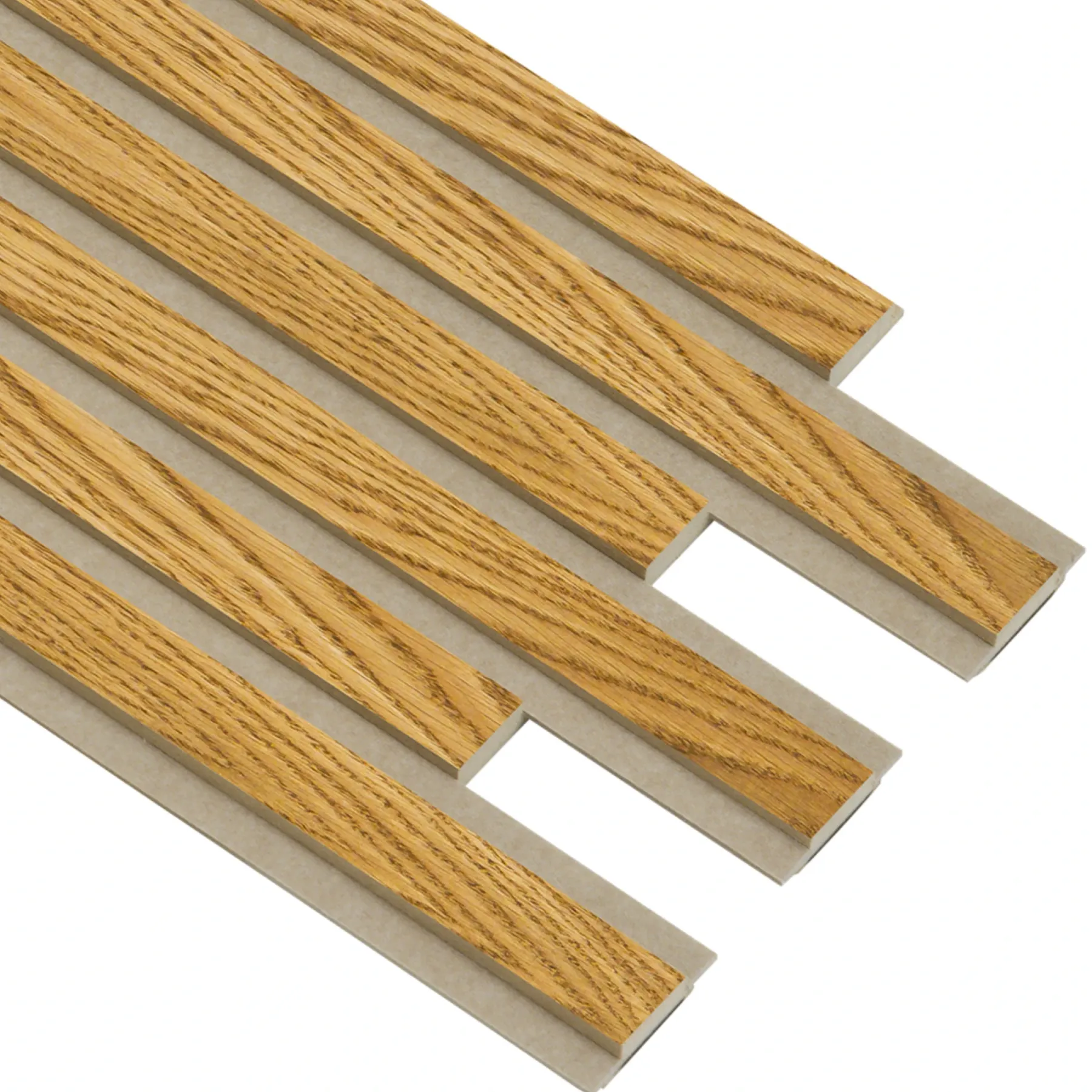 Akustikpanel ^ I-Wood AKUSTIKPANEL EG BRUN OLIE 16 X 300 X 2400 MM
