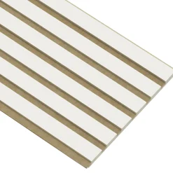 AKUSTIKPANEL EG HVIDMALET 16 X 300 X 2400 MM>I-Wood Sale