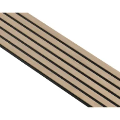 Akustikpanel ^ I-Wood AKUSTIKPANEL EG HVID OLIE 16 X 300 X 2400 MM