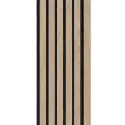 Akustikpanel ^ I-Wood AKUSTIKPANEL EG HVID OLIE 16 X 300 X 2400 MM
