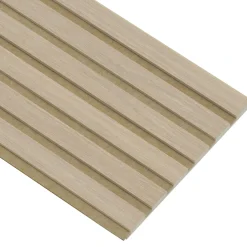 Akustikpanel ^ I-Wood AKUSTIKPANEL EG HVID OLIE 16 X 300 X 2400 MM