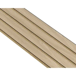 Akustikpanel ^ I-Wood AKUSTIKPANEL EG HVID OLIE 17 X 300 X 2400 MM