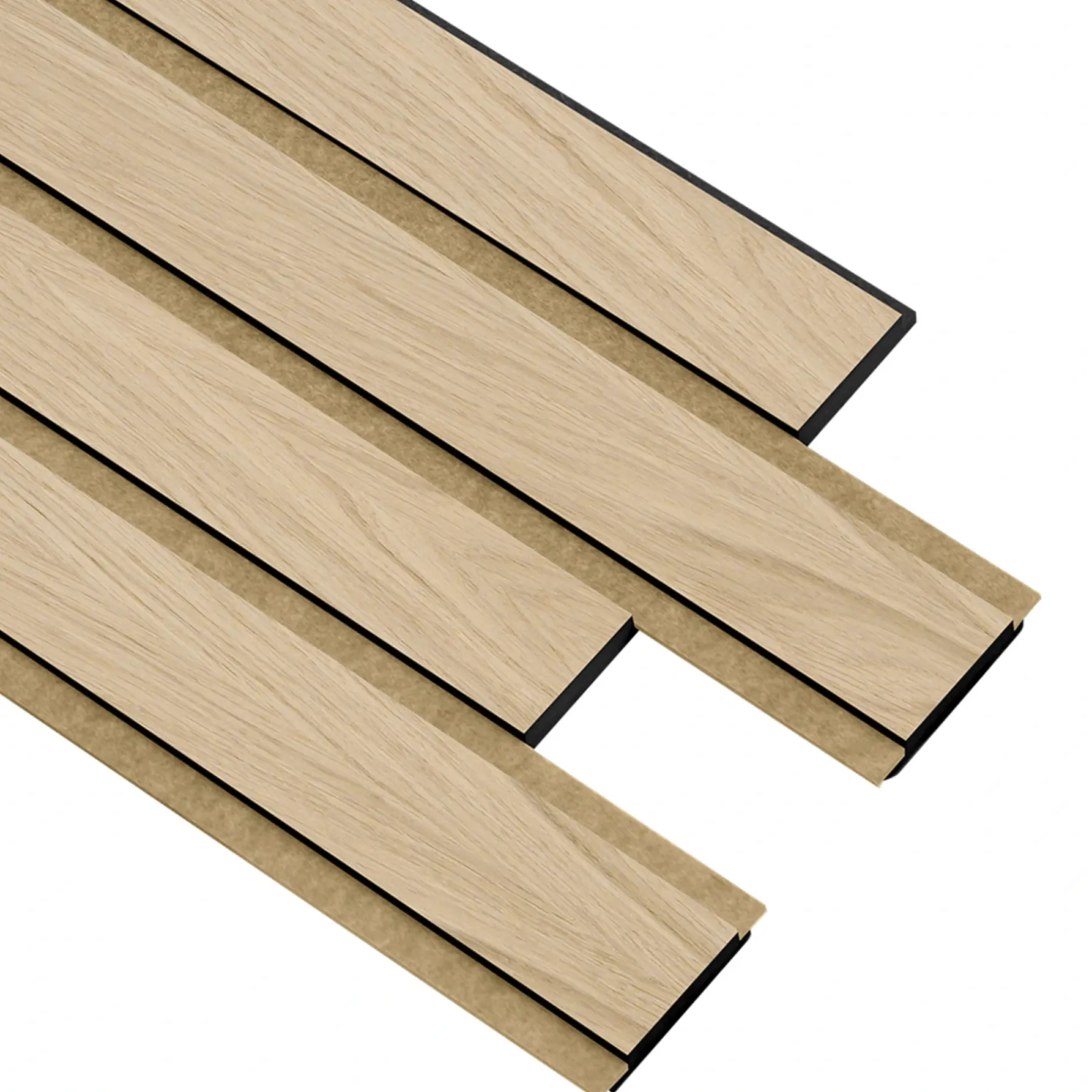 Akustikpanel ^ I-Wood AKUSTIKPANEL EG HVID OLIE 17 X 300 X 2400 MM